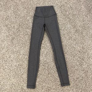 Grey Lululemon Align High-Rise Pant 28”
